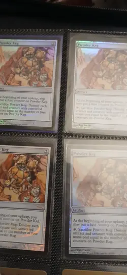 Mtg X4 Nm Lp Dci Promo Foil Powder Keg Playset All 4 Magic The Gathering - Image 1