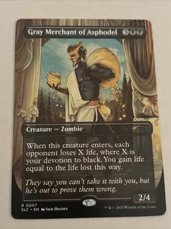 Gray Merchant of Asphodel MTG Secret Lair NM R0007 Non-Foil - Image 1