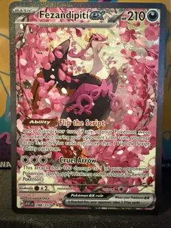 Pokemon TCG Fezandipiti ex 288/217 Special Illustration Rare Ascended Heroes - Image 1