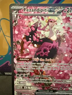 Pokemon TCG Fezandipiti ex 288/217 Special Illustration Rare Ascended Heroes - Image 5