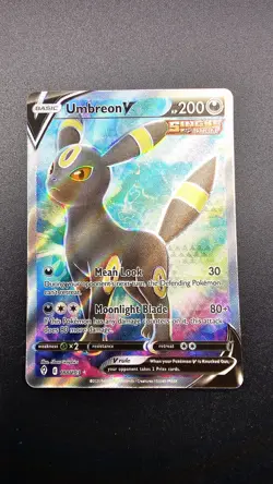 Pokemon Umbreon V 188/203 Holo Evolving Skies Full Art Card - Image 1