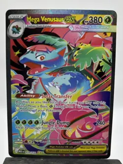 Pokemon Mega Venusaur EX 177/132 Mega Evolutions Special Illustration Rare NM - Image 1