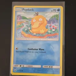 Pokemon TCG Psyduck 28/149 SM Base Set Basic 70HP Common Regular - Image 1