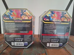NEW SEALED POKEMON TCG MEGA CHARIZARD X & Y TIN SET - Image 2