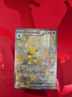 Alakazam ex 201/165 SIR Sv: Scarlet & Violet 151 Holo Pokemon TCG - NM - Image 1