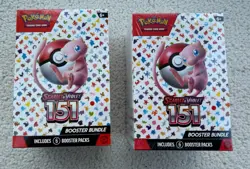 Pokemon TCG Scarlet & Violet 151 Booster Bundle Sealed New x 2 (12 packs) 820650853210 - Image 1