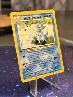 Pokemon Neo Destiny 1st Edition Light Golduck 47/105 Non-Holo LP - Image 1