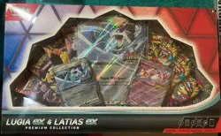 Pokemon Lugia EX and Latias EX Premium Collection Box Factory Sealed (10 Packs) - Image 1
