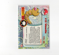 Topps Pokemon Weedle #13 2000 TV Animation Edition Non Holo Pokemon - Image 2