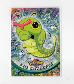 Topps Pokemon Caterpie 10 2000 TV Animation Edition Non Holo Pokemon - Image 1