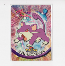 Topps Pokemon Rattata #19 2000 TV Animation Edition Non Holo Pokemon - Image 1