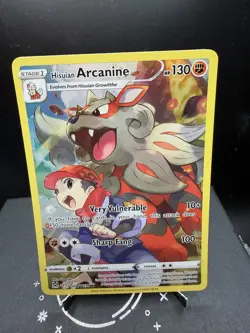 Pokemon TCG SWSH Lost Origin Hisuian Arcanine TG08/TG30 Trainer Gallery NM! - Image 1