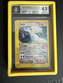 Aquapolis Lugia 149/147 - Vintage Pokemon Crystal Holo - Beckett BGS 4.5 Swirl - Image 1