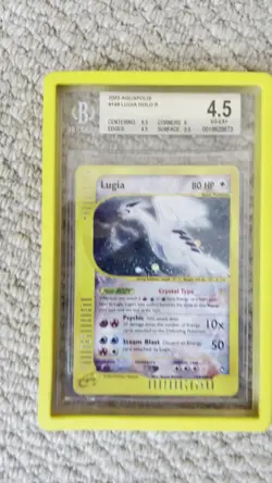 Aquapolis Lugia 149/147 - Vintage Pokemon Crystal Holo - Beckett BGS 4.5 Swirl - Image 2