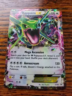 MP Rayquaza EX XY66 XY Holo Pokemon - Image 1