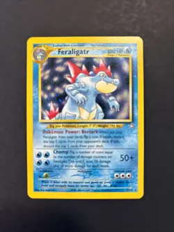 Pokemon Feraligatr 4/111 Neo Genesis Holo Rare 100 MP Wizards of the Coast - Image 1