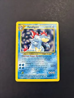 Pokemon Feraligatr 4/111 Neo Genesis Holo Rare 100 MP Wizards of the Coast - Image 2
