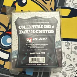 Pokemon 2018 Nashville World Championships Box Metal Damage Counters Dice NEW - Image 3