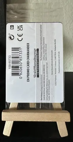Pokemon TCG: Charmander 004/165 GameStop Exclusive Promo SEALED - Image 2