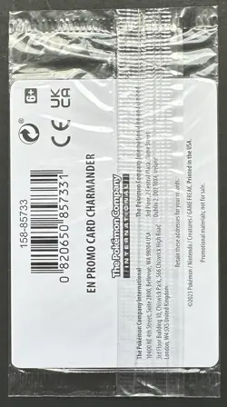 Pokemon TCG: Charmander 004/165 GameStop Exclusive Promo SEALED - Image 4