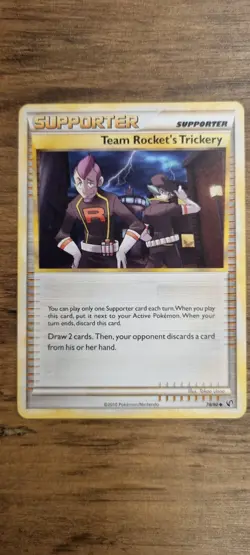 Team Rocket's Trickery - Pokemon TCG - LP - Uncommon - Undaunted - Free UK P&P - Image 1
