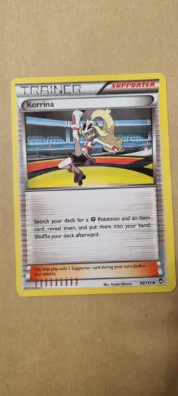 Korrina - Pokemon TCG - LP - Uncommon - Furious Fists - Free UK P&P - Image 1