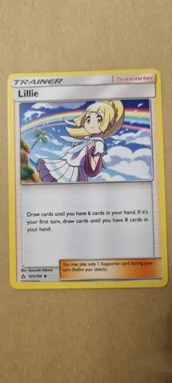 Lillie - Pokemon TCG - LP - Uncommon - Ultra Prism - Free UK P&P - Image 1
