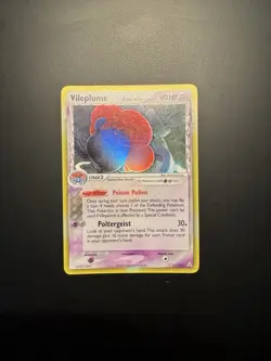 Pokemon TCG Vileplume 17/110 EX Holon Phantoms Reverse Holo Rare 2006 - Image 1