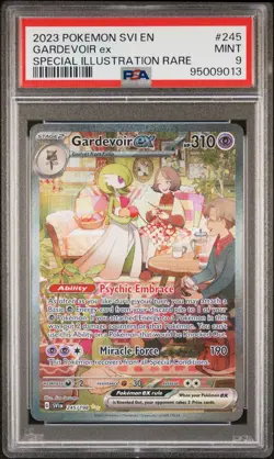 2024 Pokemon Scarlet Violet Gardevoir #245 Special Illustration Rare PSA 9 Mint - Image 1