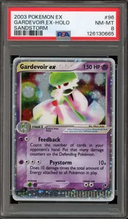 Pokemon Gardevoir ex EX Sandstorm Holo Ultra Rare #96 PSA 8 - Image 1