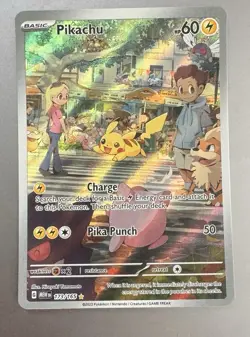 Pokemon TCG Pikachu #173 Scarlet & Violet 151 - IR Holo - Image 1