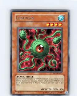 Yu-Gi-Oh TCG Lekunga DR2-EN027 Unlimited Regular Rare Card NM - Image 1
