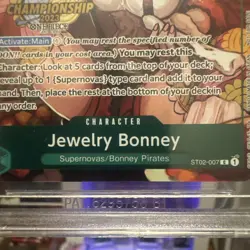 One Piece Jewelry Bonney Championship Pack ST02-007 BGS 10 Black Label Prisitine - Image 5
