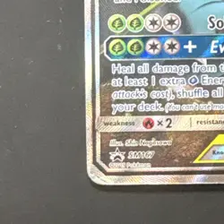 Pokemon Celebi & Venusaur GX SM167 Black Star Promo TAG TEAM Holo 270 HP Card - Image 4