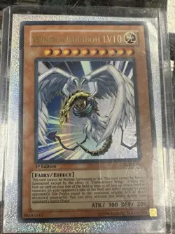 Vintage Yugioh Cards 1996 Winged Kuriboh (1st Edition) Right Leg Forbidden One - Image 1
