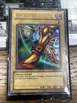 Vintage Yugioh Cards 1996 Winged Kuriboh (1st Edition) Right Leg Forbidden One - Image 2