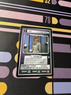 Star Trek CCG 1E Deep Space Nine Pallra Rare Card DS9 Decipher - Image 1