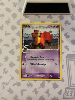 Pokemon Card - Vulpix Dragon Frontiers 70/101 Common Reverse Holo Stamped NM - Image 1