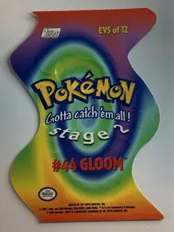 2000 Topps Pokemon TV Animation Series 2 #44 Gloom (B) Die Cut Card EV5 of 12 - Image 2