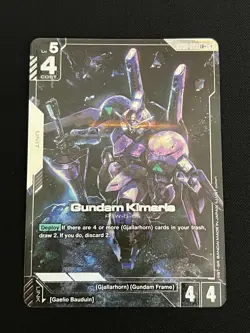 Dual Impact Gundam Kimaris LR+ Alt Art Gundam Card Game TCG GD02-070 - Image 1