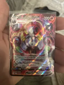 Pokemon TCG Chandelure VMAX Fusion Strike Holo Ultra Rare Card 040/264 - Image 1