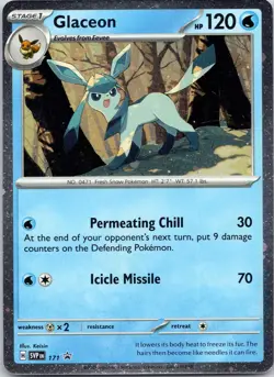 Glaceon - (Cosmos Holo) Promo SV: Scarlet & Violet Promo Cards 171 NM - Image 1