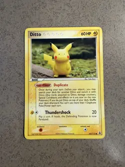 Ditto 63/113 (Pikachu) Delta Species LP Pokemon Card - Image 1