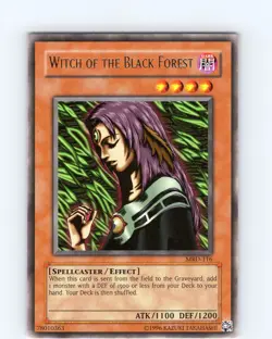 Yu-Gi-Oh TCG Witch Of The Black Forest MRD-116 Unlimited Regular Rare Card NM - Image 1