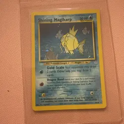 Pokemon Neo Revelation Shining Magikarp 66/64 Unlimited Holo Card Vintage Nm/lp+ - Image 1