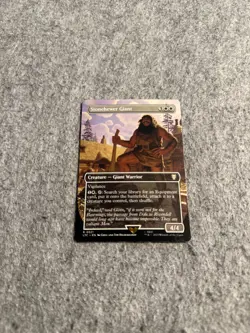 MTG Stonehewer Giant *BORDERLESS HILDEBRANT ART* Lord of the Rings 521 NM - Image 1