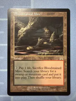 Bloodstained Mire #313/350 Onslaught Magic The Gathering 2002 - Image 1