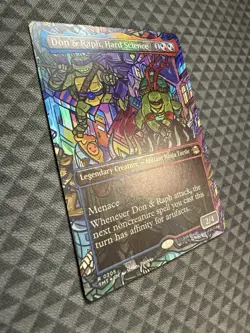 MTG Don & Raph, Hard Science #0205 Foil Borderless Rare TMNT (TMT) - Image 2