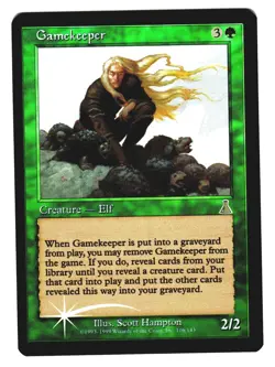 Magic The Gathering MTG - Urza's Destiny UDS 1999 - #106 Gamekeeper NM FOIL x1 - Image 1