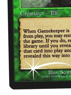 Magic The Gathering MTG - Urza's Destiny UDS 1999 - #106 Gamekeeper NM FOIL x1 - Image 4